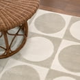 thumbnail image 3 of JONATHAN Y SANDSTONE 2 x 8 Runner Rug, Helena Circles In Squares - Beige/Cream, SND104A-28, 3 of 7