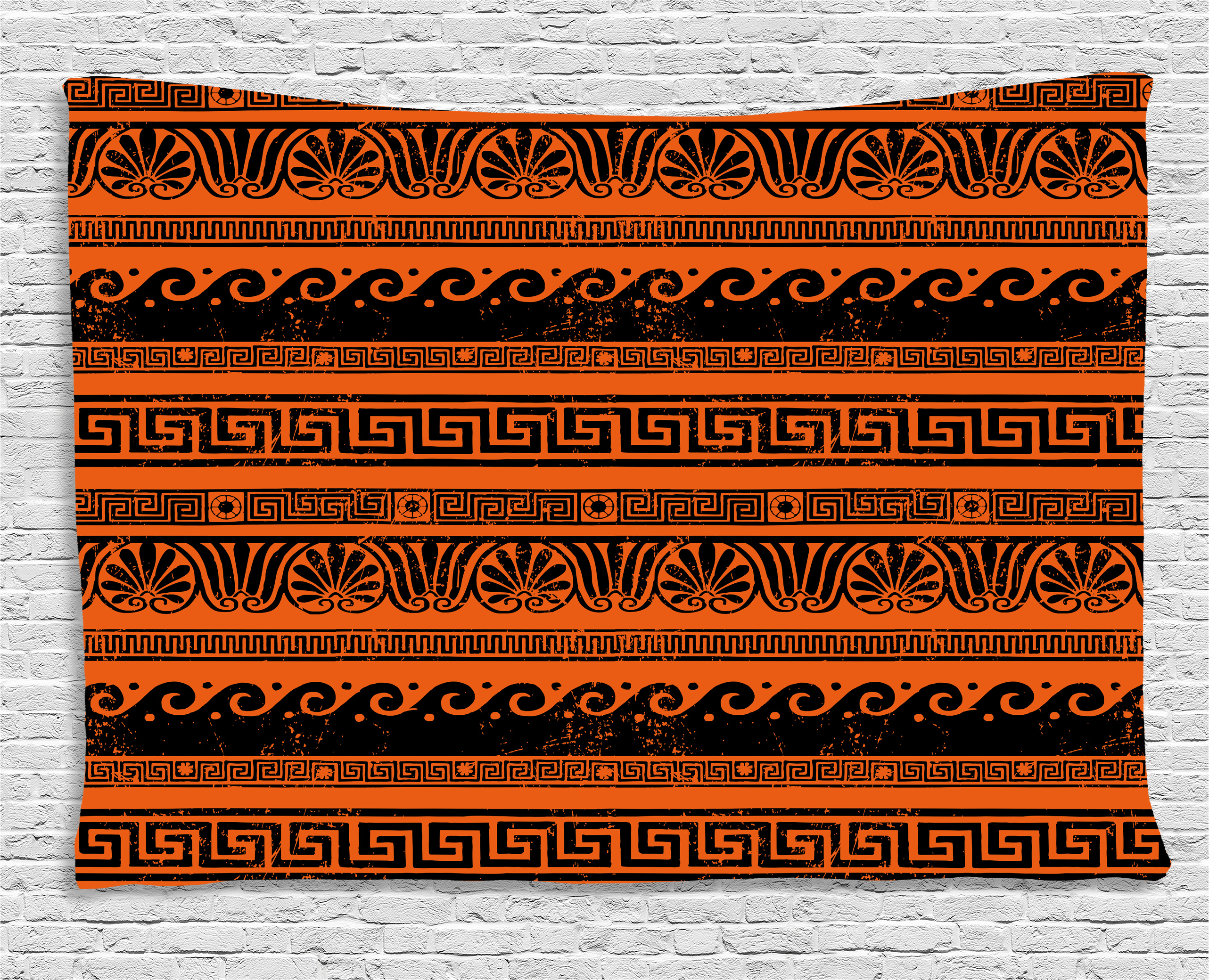 Toga Party Tapestry, Classical Border Ornaments in Ancient Greek Style