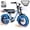 Blue, variant on Actbest Blaze Retro Electric Bike for Adults, 16"x4.0 Fat Tire Vintage E‑Bicycle, 500W Hub Motor 28MPH(Peak 1500W), 48V 13Ah Removable Battery, Dual Shock Absorption,Black & Red