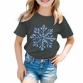 thumbnail image 6 of Xyant Kids Christmas Shirts Boys Girls Print Short Sleeve Xmas Graphic T Shirts Toddler Holiday Casual Family Party Tee Tops, 6 of 6