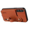 thumbnail image 2 of Carbon Fiber Texture PU+TPU Cover For Sony Xperia 1 V RFID Blocking Card Holder Kickstand Phone Case, 2 of 4