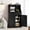 2Door-Black, variant on CBJCBJ 54" Kitchen Pantry Cabinet with Door & Shelves, Sideboard Buffet Cabinet with Microwave Stand for Dining Room,Green