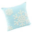 thumbnail image 3 of serony Crewel Snowflake Patterns Cotton Breathable Soft Pillowcase Christmas Decorative Pillow Cover, 3 of 9