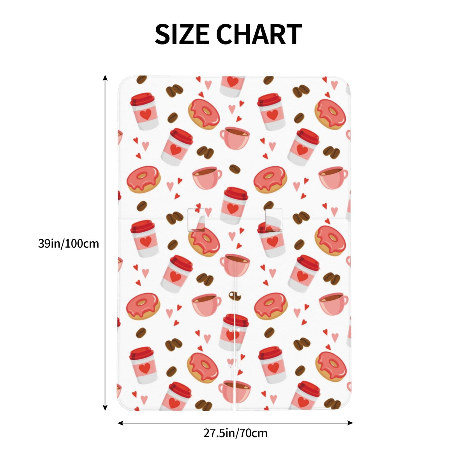 Car Seat Cover Baby - Donut coffee Breathable Infant Car Seat Cover for Baby Carseat, Lightweight Comfort Baby Essentials Must Haves Newborn Stuff for Girl Boy