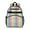 Colorful Striped Checkered, variant on Colorful Striped Checkered Pattern Backpack for School,Cute School Bag,Schoolbag with Adjustable Shoulder Straps & Padded Back,15.25"x11.5"x5.25"