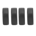 thumbnail image 1 of 4Pcs RC Car Tire, Plastic Hub Rubber Wheel 3.3cm Diameter 1.2cm Width Accessory Set Kit for AE86, 1 of 8