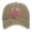 Khaki, variant on AJGRHE Unisex Cancer International Publicity Day Ribbon Embroidered Baseball Hats Outdoor Sports Hop Adjustable Denim Cap Coffee One Size