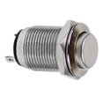 thumbnail image 1 of 12mm 36V Indicador impermeable Luz de señal Coche Camión Lámpara de señal de LED ~ Pie de soldadura de forma plana az Gloria Luz piloto de metal de 12 V, 1 of 8