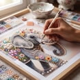 thumbnail image 5 of 2026 Pearl Art DIY Kit for Adults, DIY 5D Diamond Painting Craft Gift, Great Holiday Birthday Present for Hobbyists Home Wall Decoration (Elephant), 5 of 6