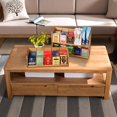 thumbnail image 6 of 3 Tier Bamboo Tea Bag Organizer Storage Box with Acrylic, Wall Mount Tea Chest for Kitchen Pantry, 6 of 6