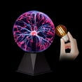thumbnail image 3 of 8 Inch Plasma Ball  Plasma Lamp/Light  Plasma Electric Nebula Lightening Ball  Touch & Sound Sensitive  for Parties  Home  Decorations  Gift for Holiday and Birthday  Novelty Toy, 3 of 7