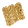thumbnail image 1 of justharion Statue de Bouddha Sculptée Boîte de Rangement Sculpture Décoration en Bois Style-8, 1 of 9