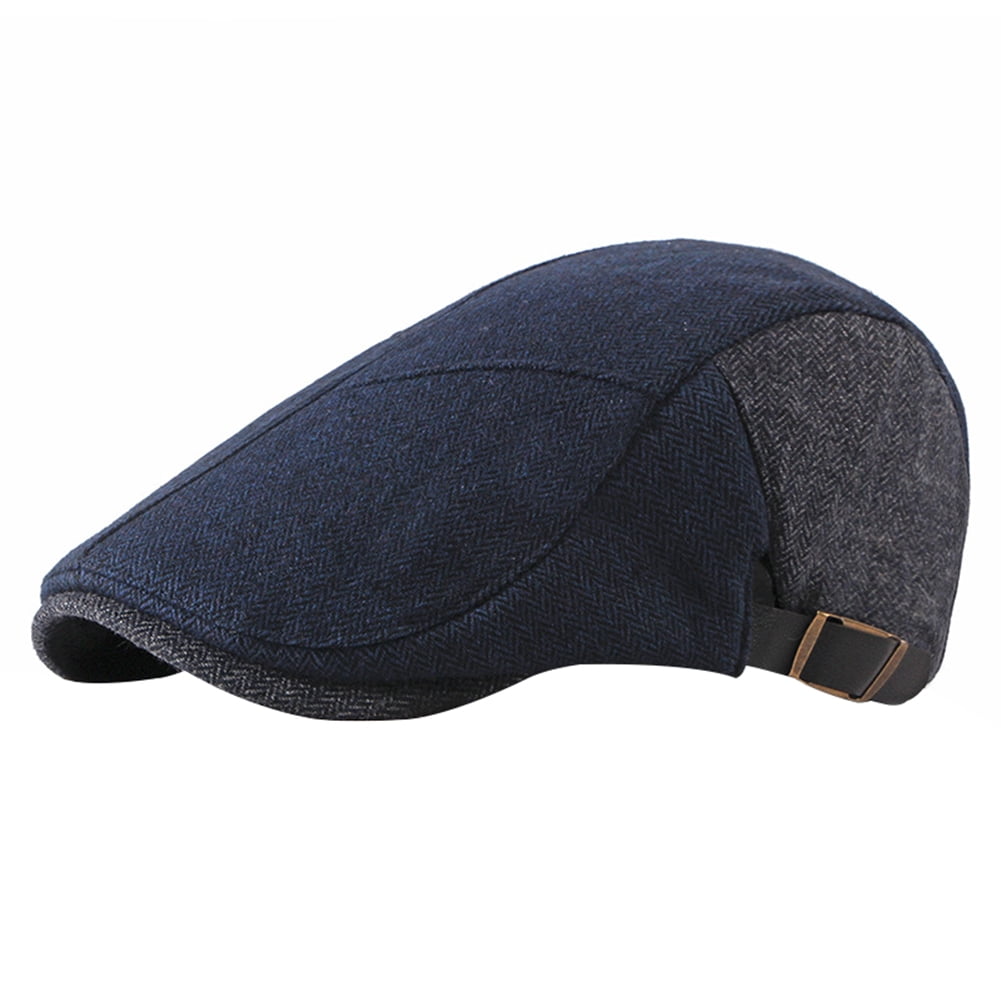 esafio Men Adjustable Newsboy Beret Ivy Cap Cabbie Flat Cap Newsboy