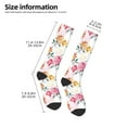thumbnail image 5 of Balery Colorful Flowers Fun Novelty Socks Men'S Women'S Crew Socks Funny Crazy Novelty Socks Quirky And Cool Socks, 5 of 9