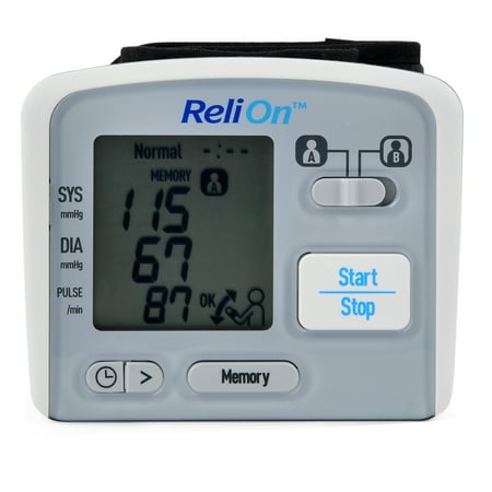 ReliOn BP300W Wrist Blood Pressure Monitor (Best Wrist Blood Pressure Monitor 2019)