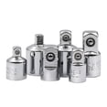 thumbnail image 2 of 6 Piece Socket Adapter And Reducer Set, 1/4", 3/8", 1/2" Metal Socket Extension, Chrome Vanadium Steel Ratchet for Automotive Maintenance, Construction Chrome Vanadium Steel Socket Adapters, 2 of 7