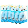 thumbnail image 4 of REACH Ultraclean Dental Floss, Mint, Plaque Remover for Teeth, Shred Resistant, Waxed, Easy on Gums & Teeth, Mint, Oral Care, Free, for Adults & Kids, 6 Pack, 30 yd, 4 of 8