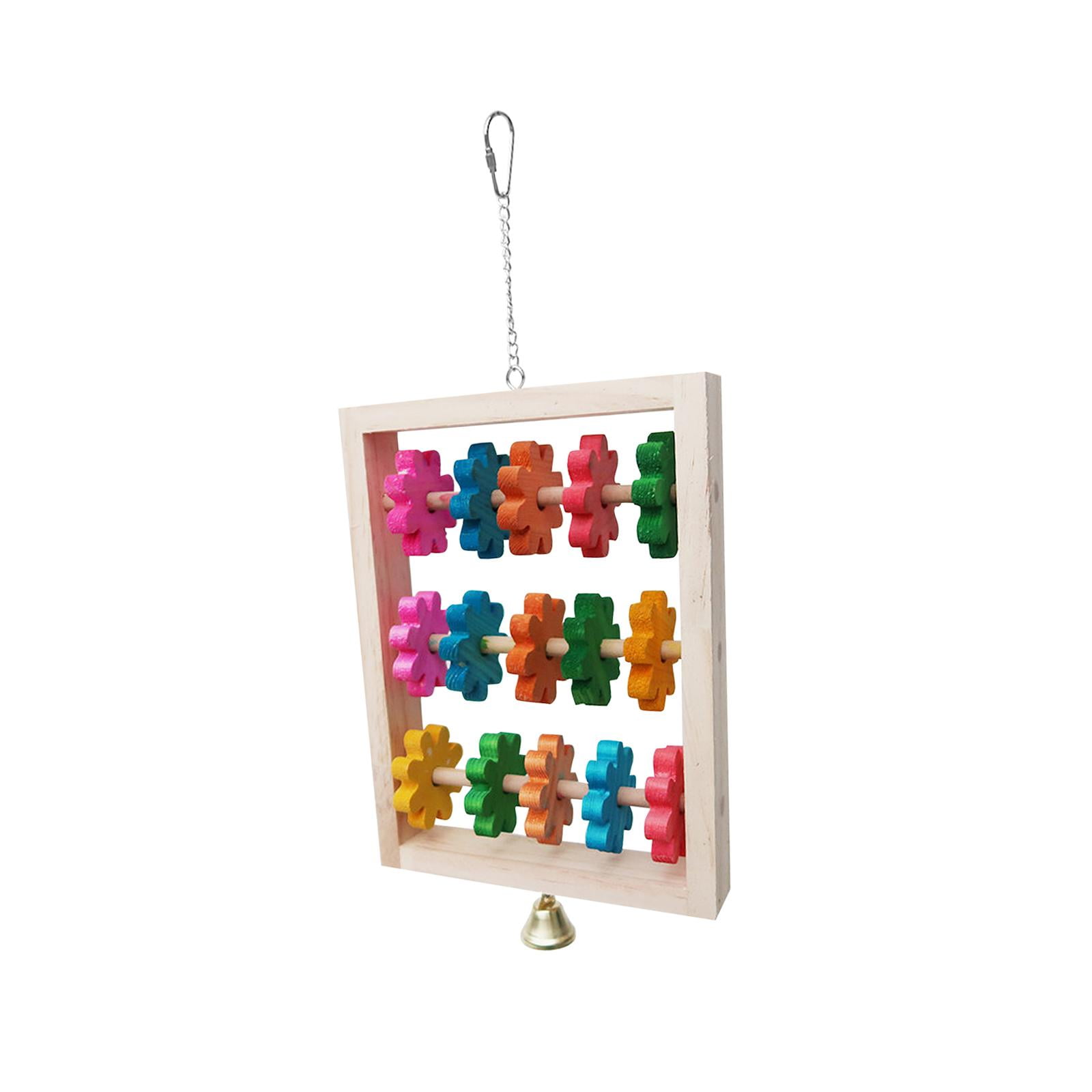 Bvdfgk Bird Swing Toys Bird Cage Toy Exercise Hanging Parrot Perch Macaw Finches Budgie Multi