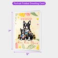 thumbnail image 5 of Happy Mother's Day Proud Boston Terrier Mom 5x7in Folded Greeting Card Gentleman Dog Lover Gifts Single Note Card with Envelope - 03003, 5 of 5