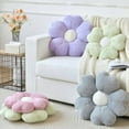 thumbnail image 5 of SUSIELADY Flower Pillow, Flower Shaped Pillow Decorative Throw Pillows for Bed Couch Sofa Bedroom Living Room, Cute Daisy Pillow Dorm Decor Floor Seating Cushion, 11.81” , Purple, 5 of 7