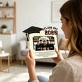 thumbnail image 6 of Graduation Photo 2026 Custom Name Wooden Picture Class Of 2026 Grad Engraved Desk For High School College Graduate, 6 of 6