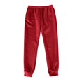 thumbnail image 5 of miqiqism Clearance I LOVE MY HUSBAND Womens Sweatpants Casual High Waisted Trousers Athletic Workout Baggy Joggers Women's Cinch Bottom Sweat Pant 2025 Valentines,01_Wine,X-Large, 5 of 5