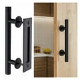 thumbnail image 2 of Sliding Barn Door Handle Pull Flush Recessed Wood Furniture Hardware For Cabinet Cupboard Interior Doors ,Easy to Carry, 2 of 7