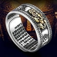 thumbnail image 4 of Feng Shui Pixiu Mani Mantra Protection Wealth Ring For Male, 4 of 6