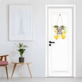 thumbnail image 6 of SLYNSHome Easter Wreaths for Front Door Spring Decor Easter Bunny Eggs Wood Sign Easter Welcome Sign Cute Rabbit Chick Hanging Ornaments for Yard Porch Wall, 6 of 7