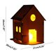 thumbnail image 5 of pstuiky Casita para pájaros casera tipo Dox, caja nido, caja de madera, 5 of 9
