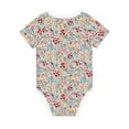 thumbnail image 2 of Daiia Trendy Floral Design Printed Unisex-Baby Short Sleeve Onesies Bodysuits Baby Climbing Clothes Soft and Comfortable Romper with Expandable Shoulder Design-2 Years, 2 of 8