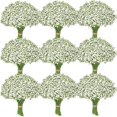 thumbnail image 1 of Flores Artificiales de Paniculata Serwalin 100 Piezas 38 cm Blancas, 1 of 9