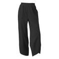 thumbnail image 3 of KAUOD Girls Causal Elastic Waist Athletic Pants Y2K Baggy Sweatpants with Pockets Solid Color Wide Leg Jogger Pants, 3 of 3