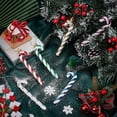 thumbnail image 3 of 12Pcs Candy Cane Plastic Candy Cane Ornaments Winter Mini Candy Canes Colorful Candy Ornaments Christmas Tree Hanging Decorations for Xmas Decor New Year Home Holiday Party Supplies colorful, 3 of 4