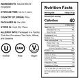 thumbnail image 3 of Sacha Inchi Powder, 4 Pounds – High Protein, Omega-3 and Antioxidants, Superfood for Smoothies and Baking, No Sugar Added, Raw, Vegan, Kosher, Bulk, 3 of 7