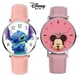thumbnail image 2 of Disney-reloj de acero inoxidable con diseño de Mickey Mouse para hombre y mujer, cronógrafo de cuarzo, informal, a la moda, ideal para regalo de cumpleaños y fiesta de niños, 2 of 4