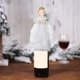 thumbnail image 5 of Farfi cubierta superior de vino realista a prueba de polvo lindo ángel muñeca forma botella cubierta para Navidad, 5 of 5