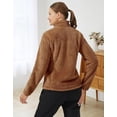 thumbnail image 5 of Pioneer Camp Women's Fleece Jacket Lightweight Full Zip Up Warm Soft, 5 of 6