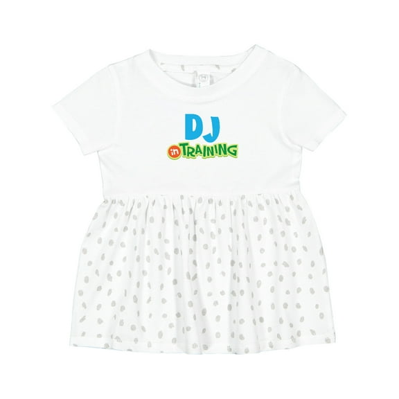 Inktastic DJ in Training Girls Baby Dress