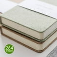 thumbnail image 6 of ipoul Linen Notebook, College Ruled, Hardcover, Lay Flat, B6, Small, 5x7, Thick, 100gsm, Green, Journal for Study, Office, Writing, 6 of 8
