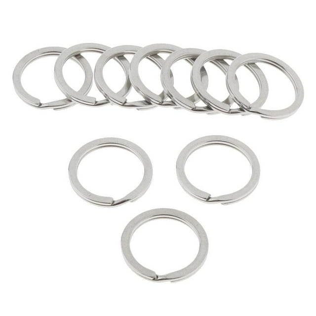 jinwen 10 Pcs Chaîne Torique en Acier Inoxydable Support de Boucle Camping 20mm
