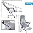 Merax Ergonomic High Back Reclining Office Mesh Napping Chair with