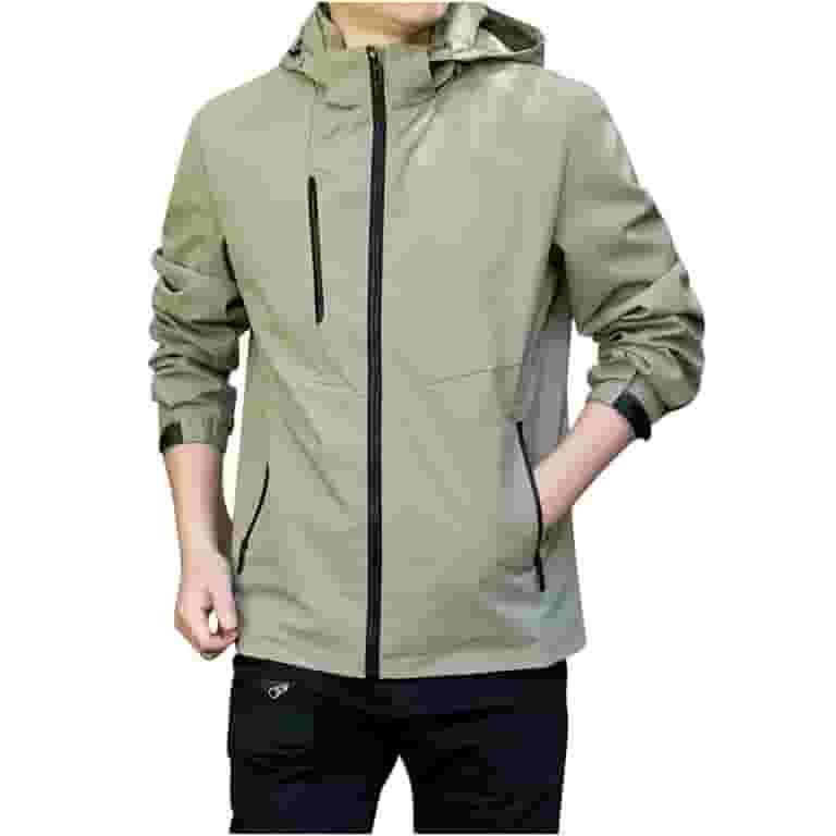 Xysaqa Men's Lightweight Jackets with Hood, Mens Waterproof Xysaqa Men's Lightweight Jackets with Hood, Mens Waterproof