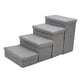 thumbnail image 4 of Escaleras para perros Salvador rampa para mascotas 4 escalones gris, 4 of 10