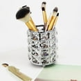 thumbnail image 2 of Organizador de cosméticos y brochas de maquillaje, 10 x 12 cm, grande Plata, 2 of 8