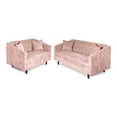 thumbnail image 2 of Sala 3-2 De Velvet Palo De Rosa Modelo Ivanka Makora, 2 of 9