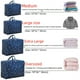 thumbnail image 3 of Bolsa de almacenamiento de colchas, gran capacidad, impermeable, a prueba de humedad, para organizar ropa, equipaje, embalaje de mudanzas, bolsa de colchas, 3 of 5