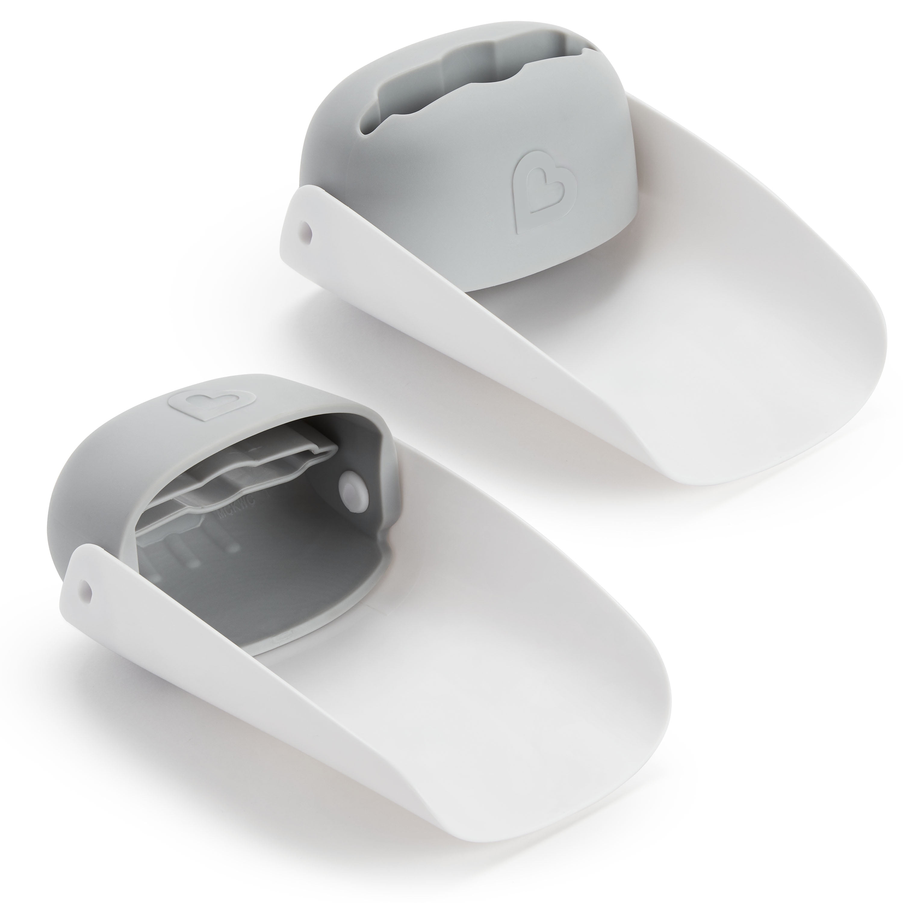 Munchkin Extend Faucet Extenders, Fits Most Standard Faucet Styles, 2 Pack, Grey