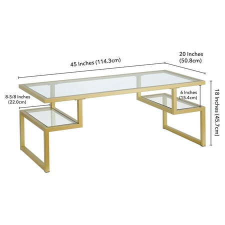 Camden&Wells - Zander Coffee Table - Blackened Bronze
