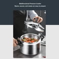 thumbnail image 3 of Yajisi 5‑L Thick‑Wall Pressure Cooker – Anti‑Stick, Explosion‑Proof, Large Capacity, Quick‑Cook Aluminum Canner for Home & Commercial Use, 3 of 7
